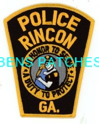 GEORGIA,RINCON POLICE 3